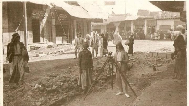  الصخر – شارع المأمون الآن – 1924 - عراق العروبة